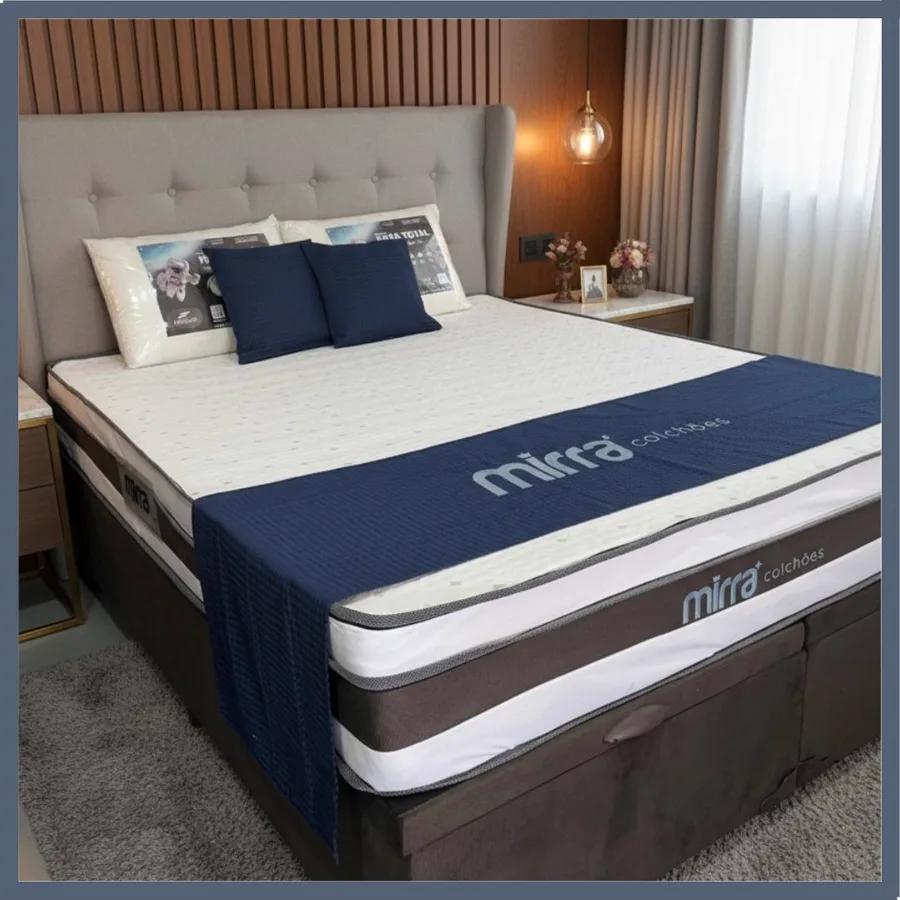 Colchão Mirra em quarto planejado
