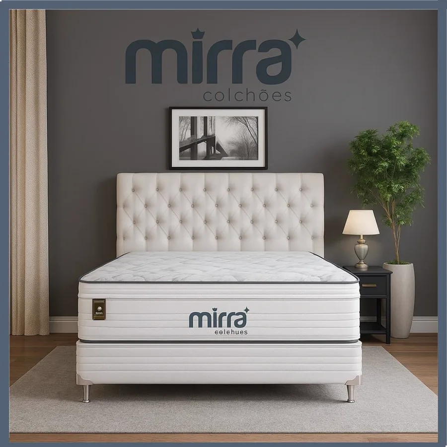 Quarto planejado com colchão Mirra